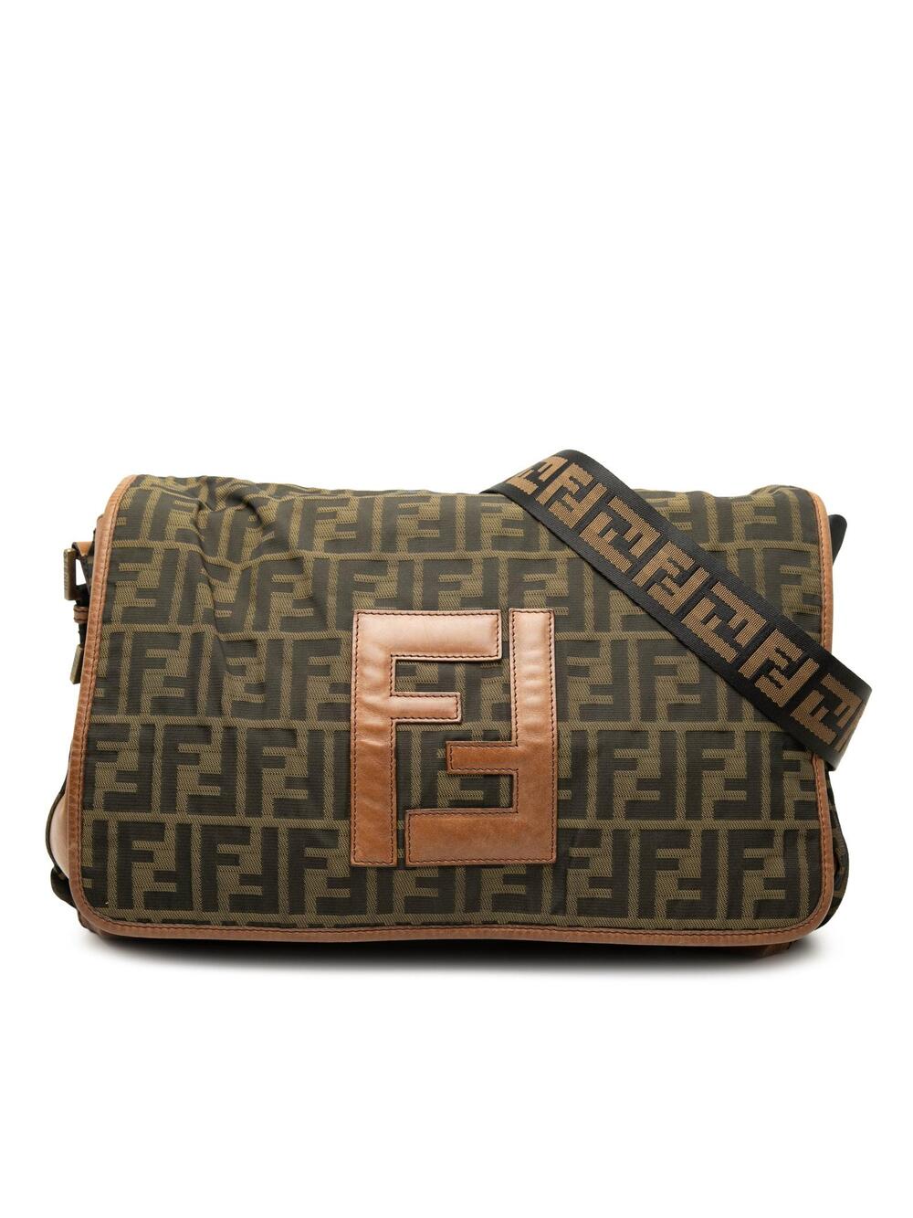 Fendi Zucca Canvas Ff Messenger Bag #360997F68B